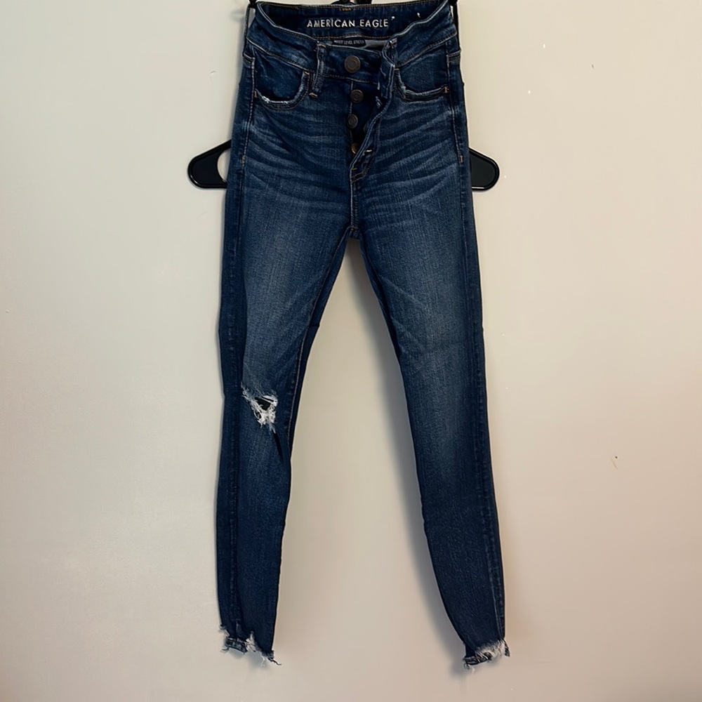 American eagle hi-rise jegging crop jean